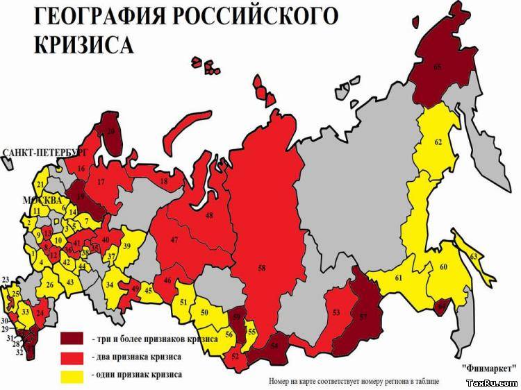 Географические проблемы россии